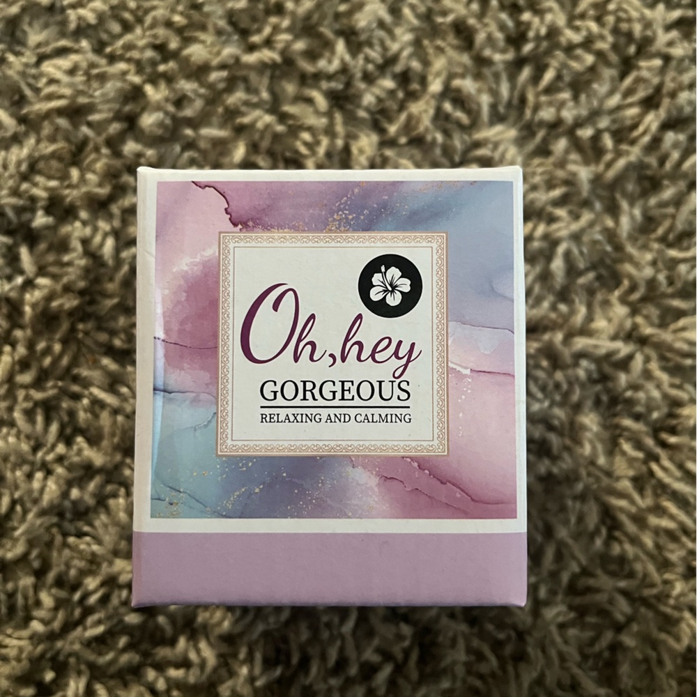 Relaxing and Calming Candle - Pink and Purple